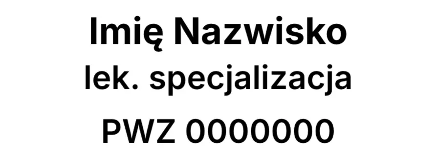 Pieczątka lekarska