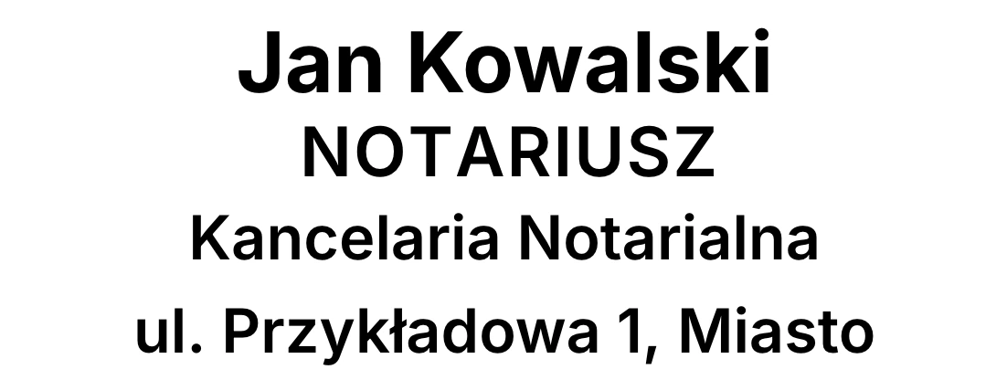 Pieczątka notarialna