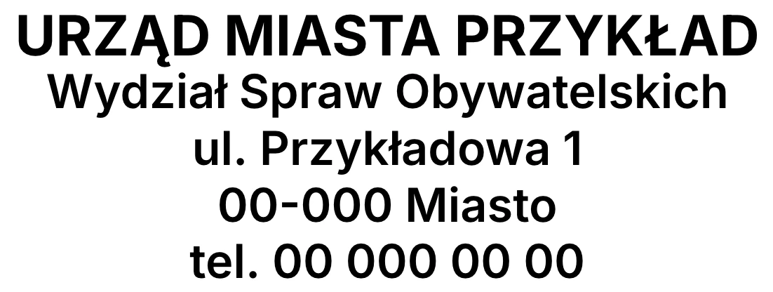 Pieczątka urzędowa